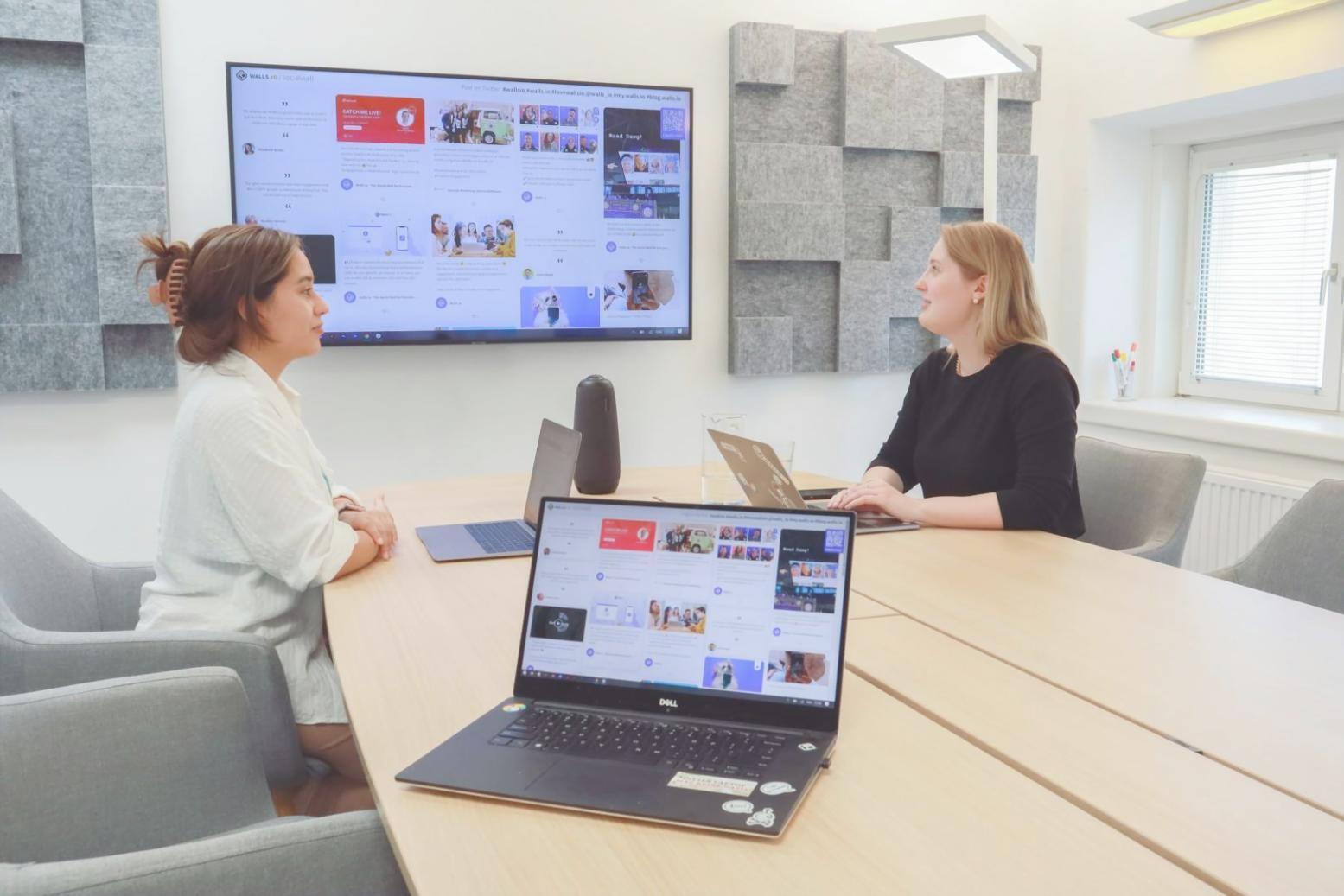 Business financial planning workspace
